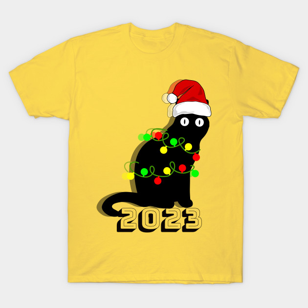 new year 2023 with santa cat by TrendsCollection